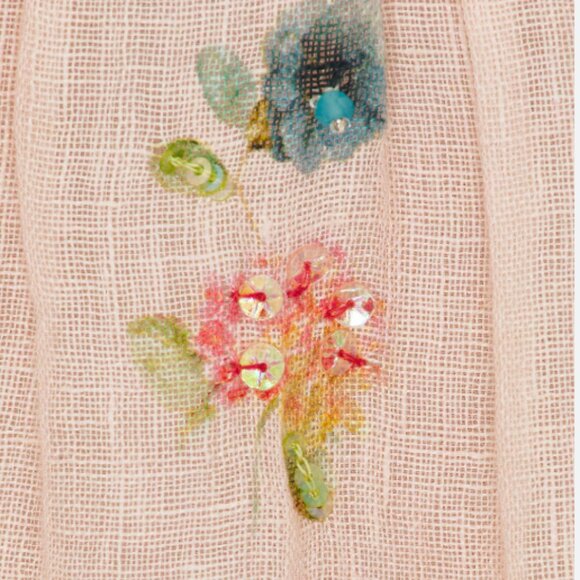 NWT LA FUORI Garden Gala Tier Dress in Pink Multi Floral size small - Picture 3 of 9